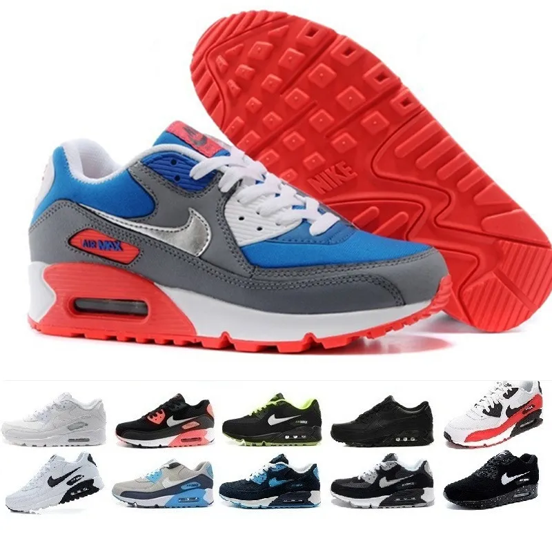 Compra Nike Air Max 90 Airmax 2017 Ejecución De Alta Calidad Zapatos Del  Amortiguador 90 KPU Para Mujer Para Hombre Classic 90 Zapatos Casuales  Zapatillas De Deporte Hombre Formadores Barato | Entrega