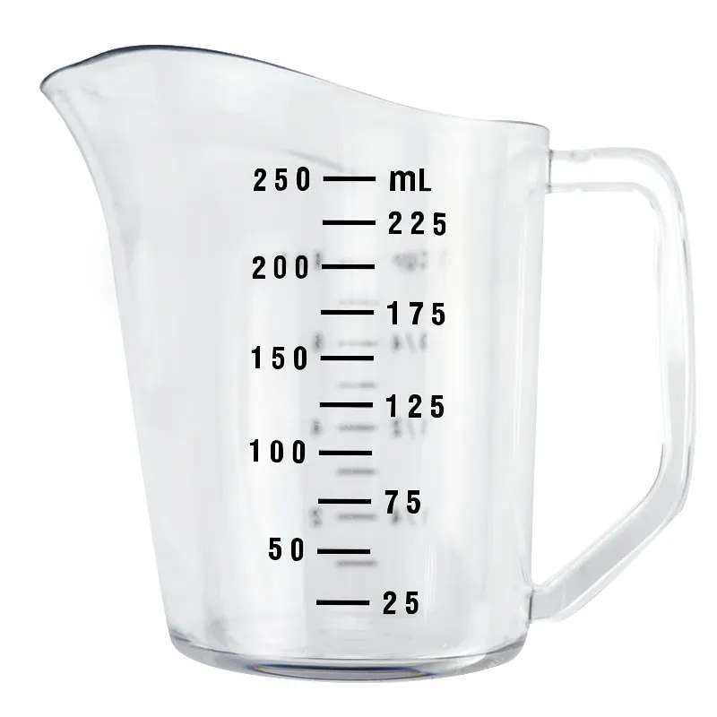 Jarra leche Leche de vidrio Copa de medición con escala Hornear para  hornear Té Microondas Horno