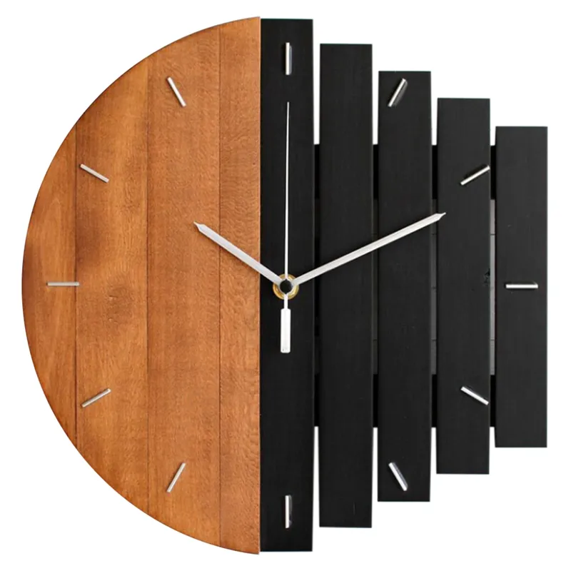 Relojes De Pared De Estilo Vintage: Reloj De Pared De Madera