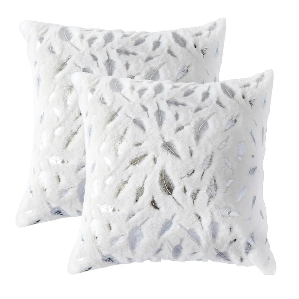 Cushions Home Decor For Sofa Couch 45X45 White Throw Pillow Covers