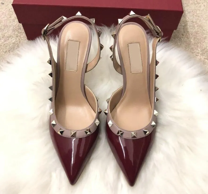 New Valentino (original) stud ankle heels (size 37), Luxury, Sneakers &  Footwear on Carousell