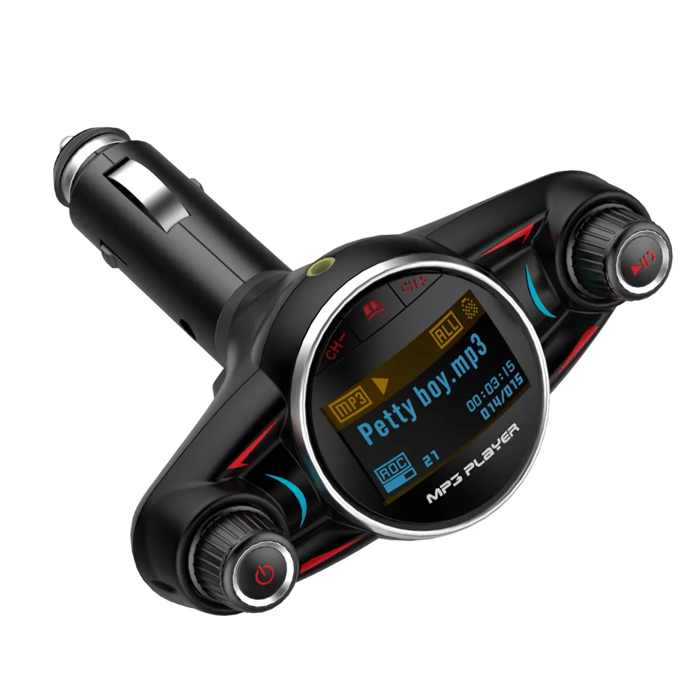 Bluetooth FM Transmitter Auto MP3-Player Handsfree Wireless Radio Audio  Adapter mit Dual USB U Disk TF Karte AUX-Eingang Ausgang: :  Elektronik & Foto