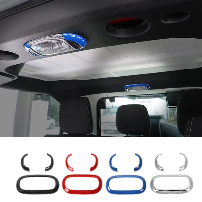 Samochód Lampa Dekoracja Pokrywa Naklejka ABS dla Jeep Wrangler 2011-2016 4 Drzwi Auto Styling Akcesoria wewnętrzne