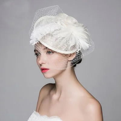 Vintage Birdcage Veil Feather Hat 1920s Boho Wedding Bridesmaid Hats Headpieces For Women Fascinate Bridal Wear 2022 Trendy Bridals Wear From Bridalstore 7.09 DHgate.Com