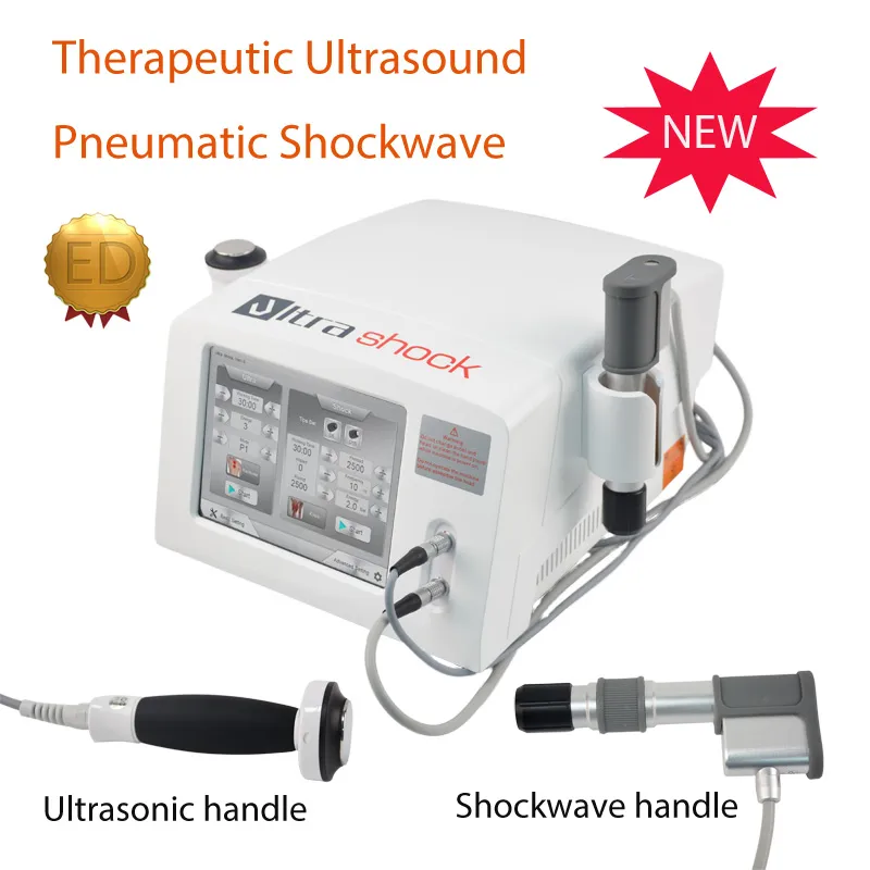 Yeni Shockwave Fizik Tedavi Ekipmanları / Masaj Cihazı Ultrason Şok Dalga Terapisi Ağrı Kazanması