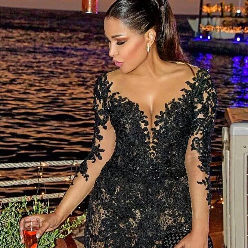 black plus size prom dresses 2019 La Femme Off-Shoulder Long Plus Prom Dress