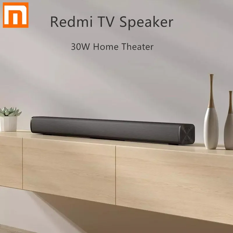 Xiaomi Redmi TV-Bar-Lautsprecher, kabelgebunden und kabellos, 30 W, Bluetooth 5.0, Home-Surround-SoundBar-Stereo für PC, Theater, Aux 3,5 mm