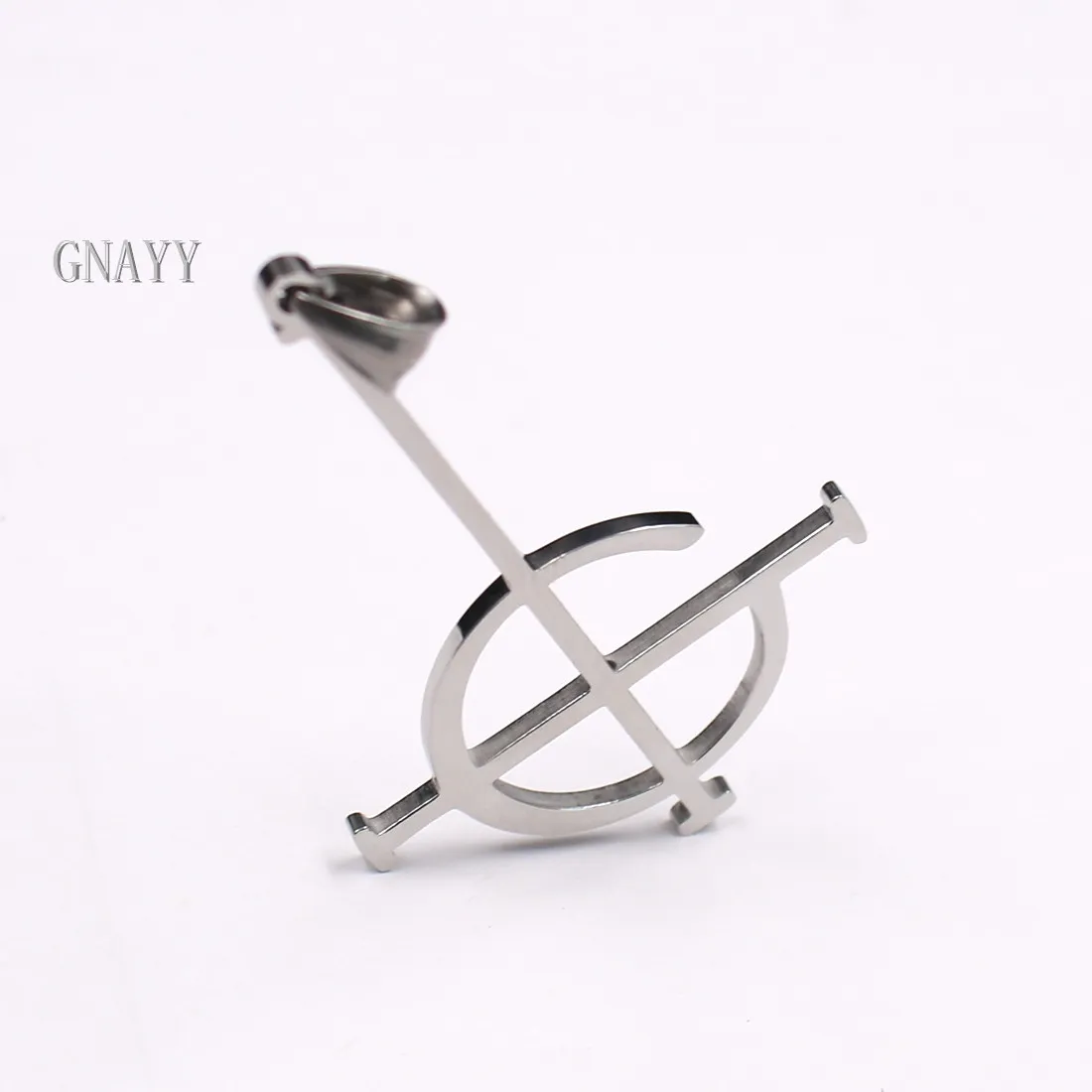 ☆ DHgate 추천 핫 아이템: 펑크 로커 유령 B.C.이름이없는 구울 목걸이, 스테인레스 스틸 남성 펜던트 보석, 3550mm 로고  심볼 상품