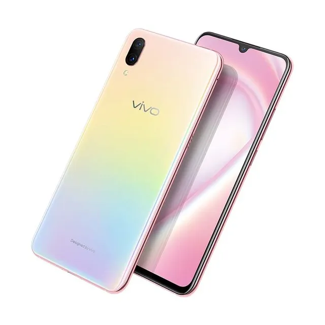 Téléphone portable d'origine VIVO X23 Fantasy 4G LTE 6 Go de RAM 128 Go de ROM Snapdragon 660 Octa Core Android 6.41" 24.8MP Face ID Fingerprint Cell Phone