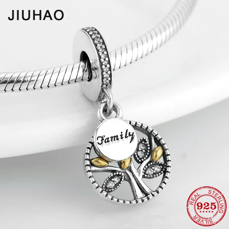 Hoge kwaliteit 925 sterling zilveren stamboom van het leven Charms Hangers Fit Originele Pandora Armband Ketting DIY Sieraden Maken CJ191116