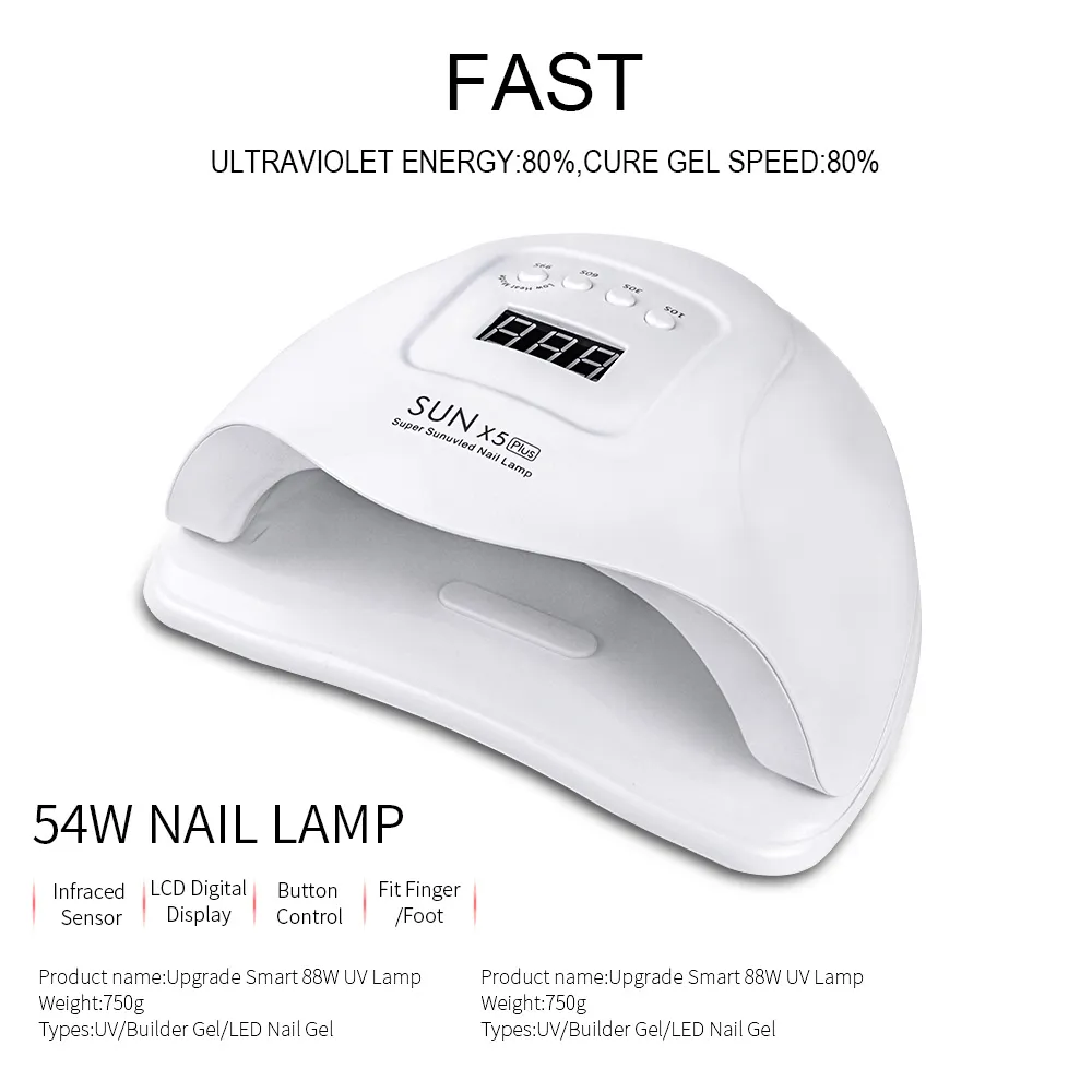 36watt CCFL LED lamp nail ebay, difference UV, 36 watt gel polish - YouTube