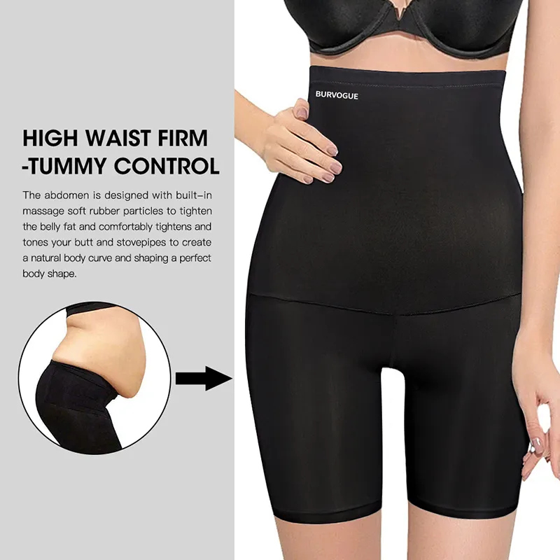 Pantalones de control Burvogue modelado la correa del corsé que adelgaza la talladora Fajas