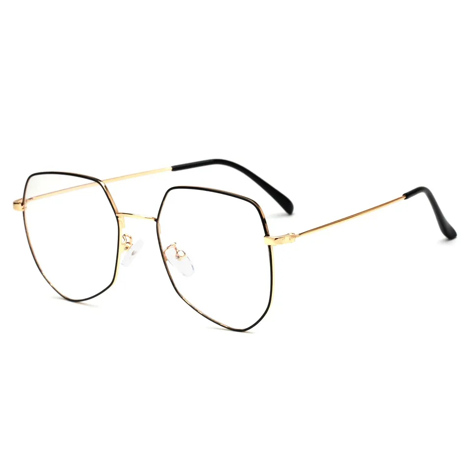 Vente en gros - Monture de lunettes caractéristique irrégulière Vente en gros de lunettes de myopie personnalisées