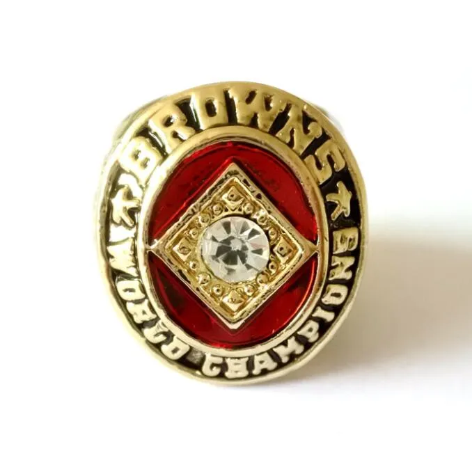 Fans'collection Cleveland 1964 Browns Wolrd Champions Team Championship Ring Sport Souvenir Fan Promotie Gift Groothandel