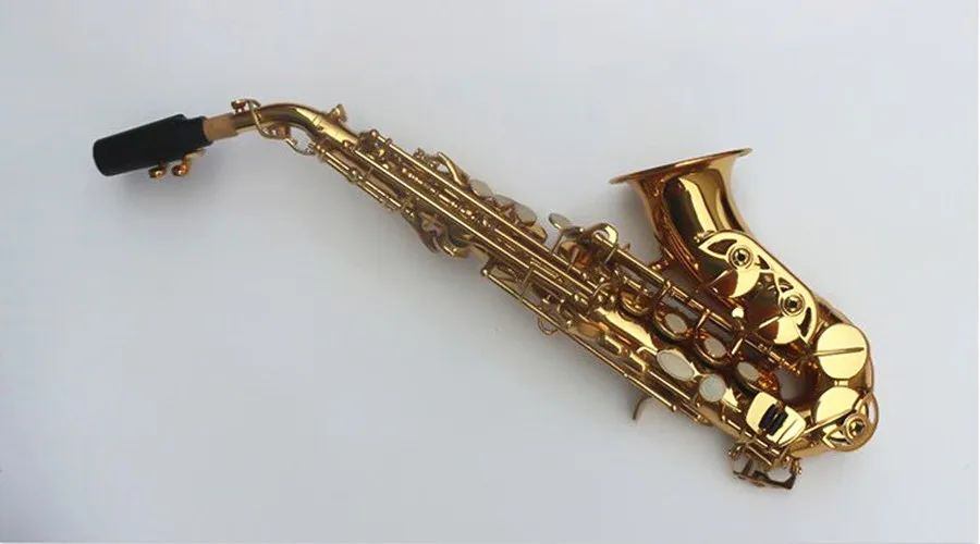 Saksofon Sopranowy Tom BB Sopran Saxophone Krzywa krzywej B Utworzony Muzyczny instrument Saksofon Saksofon Dla Dzieci