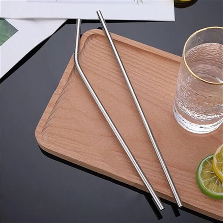 Food Grade Silver 30 oz Drink Stainless Steel Straw Drinking Tool