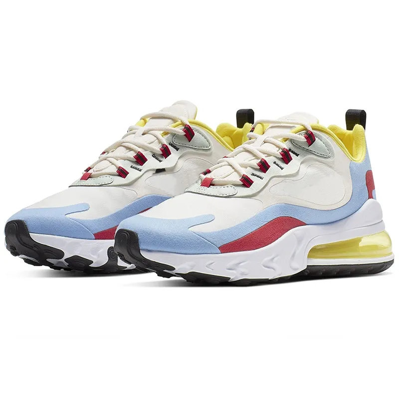 ✨ 5 Estrellas Nike Air Max React Chaussures De Course À Pied Pas Cher Femmes Triple Blanc Noir Beige DROIT VIOLET Electro Vert Lagoon Phantom JADE Sports Sneakers