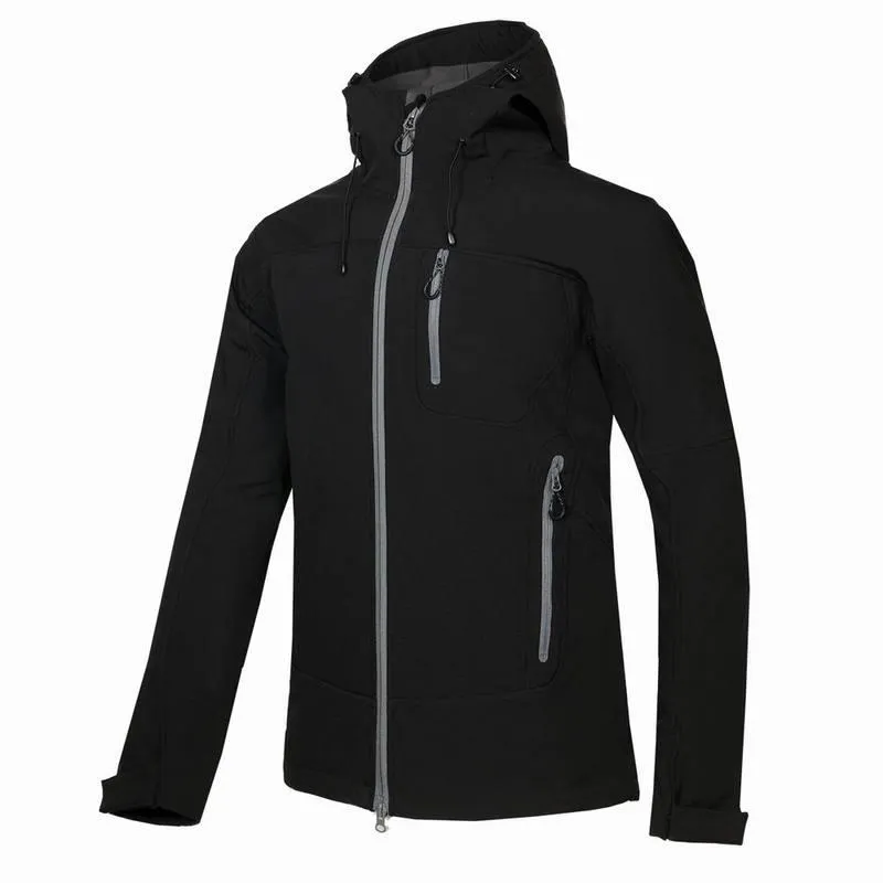Outdoor JacketsHoodies Hommes Manteau d'hiver Vêtements de plein air pour hommes Sports pour hommes Veste coupe-vent Coupe-vent Softshell htzyh