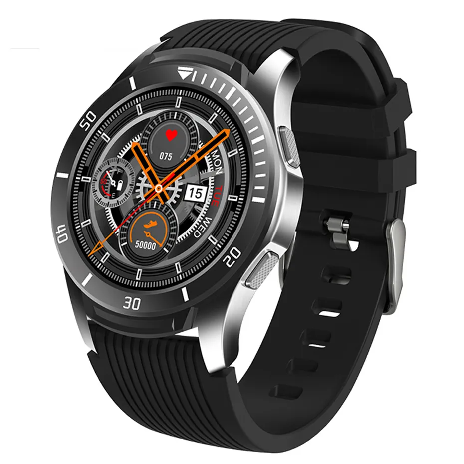 Nyaste GT106 Smart Watch Blodtryck Sova Monitor Fitness Watch Vattentät Bluetooth Weather Påminnelse Sport SmartWatch Support Always-On