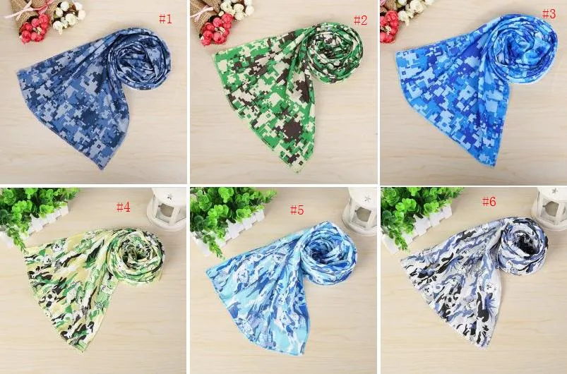 Camouflage Ice Cooling Travel Towel 33x88cm, Outdoor Sports Hand Travel