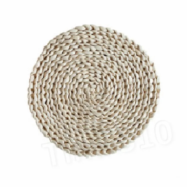 Corn fur woven Dining Table Mat Heat Bowl Placemat Round Coasters Coffee Drink Tea Pads Cup Table Placemats T2I5771