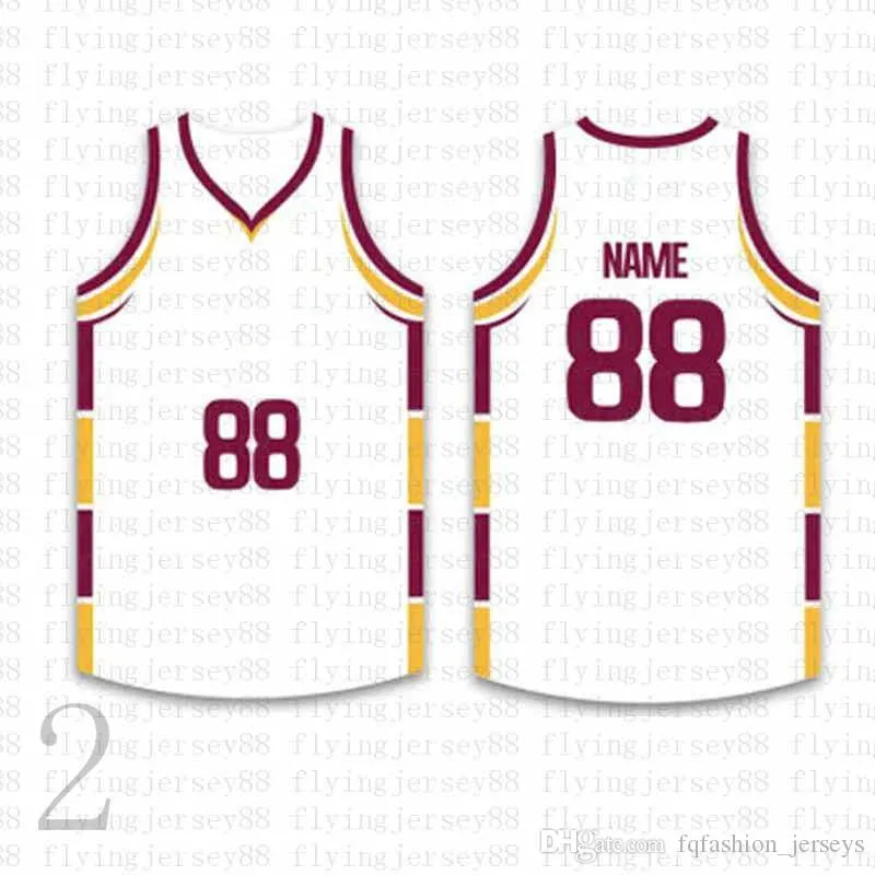 Top maillots de basket-ball personnalisés hommes broderie Logos Jersey livraison gratuite pas cher en gros n'importe quel nom n'importe quel numéro taille S-XXL 1805