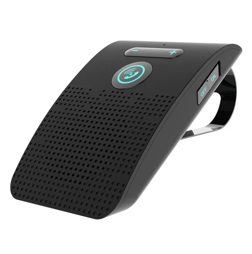 Car Bluetooth Speaker With Auto Power - Hands Free Visor Clip Speakerphone Bluetooth 5.0