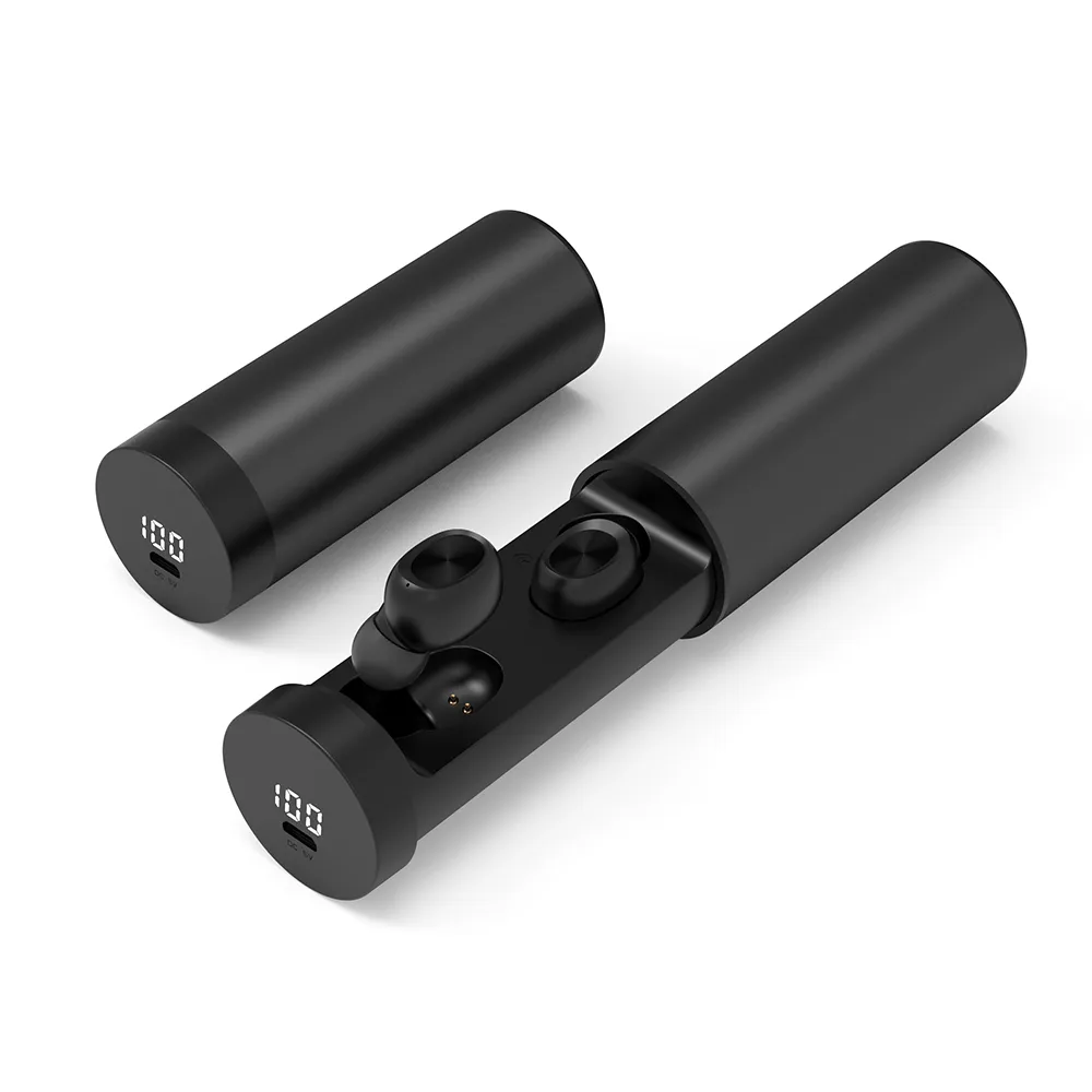 Wireless earbuds online cylinder case