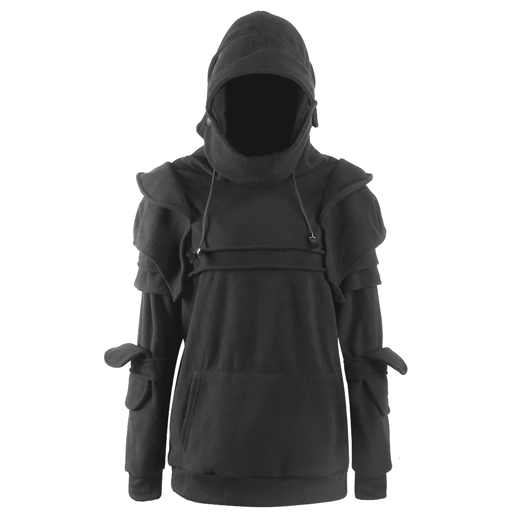 Drawstring knight hoodie deals