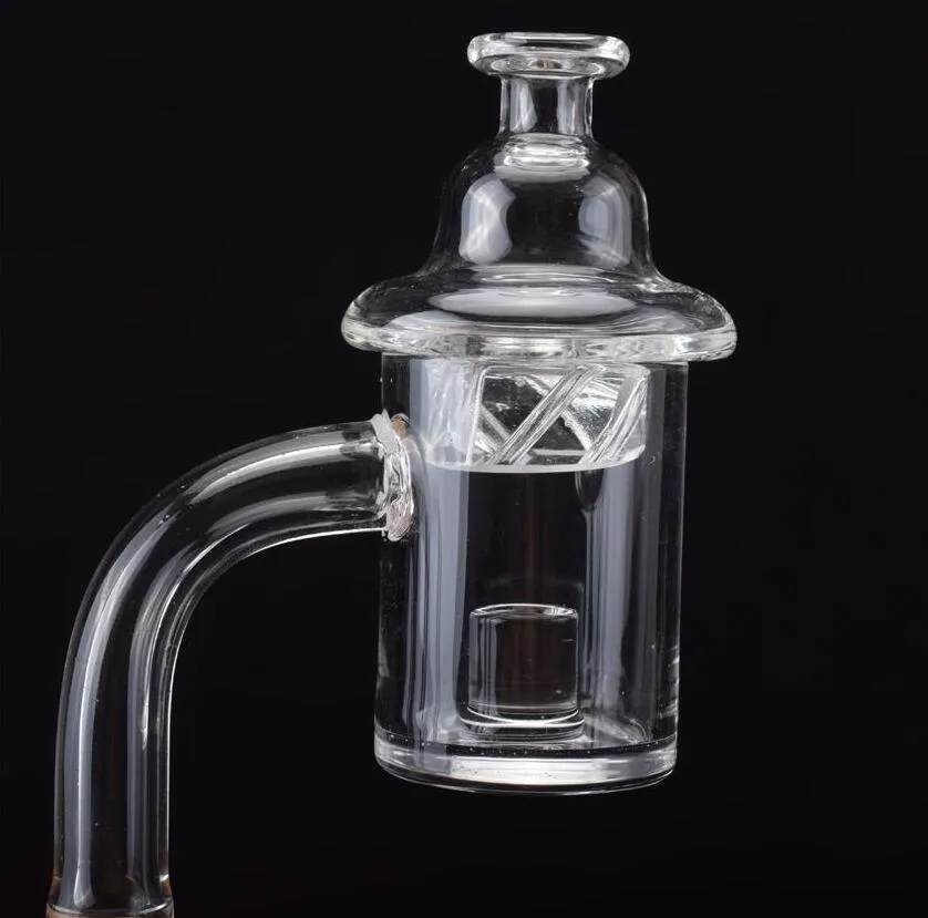 25mm Quartz Banger Nail Core Reactor with Spinning Carb Cap Flat Top 10mm 14mm 18mm male female dab rigs Glass bongs