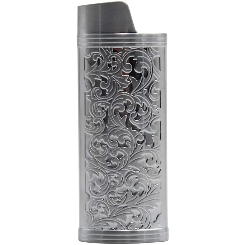 Cigarette Case With Lighter, Metal Sleeve Holder:... From Herbgrinder,  $2.06
