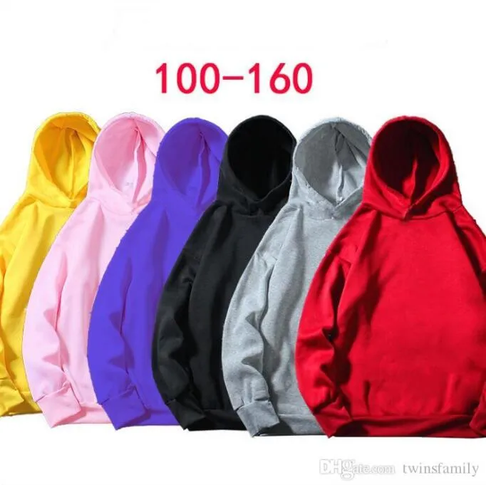 Crianças camisola Hoodies Meninos roupas de grife Sólidos casaco de veludo Kindergarten Classe Outwear Meninas Revestimento do velo Tops bebê DYP7126 Brasão Casual