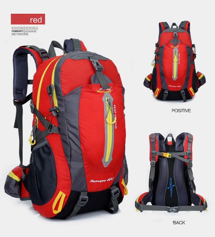 40L Waterdichte Wandelrugzak Mannen Trekking Reisrugzakken Voor Vrouwen Sporttas Outdoor Klimmen Bergbeklimmen Tassen Hike Pack