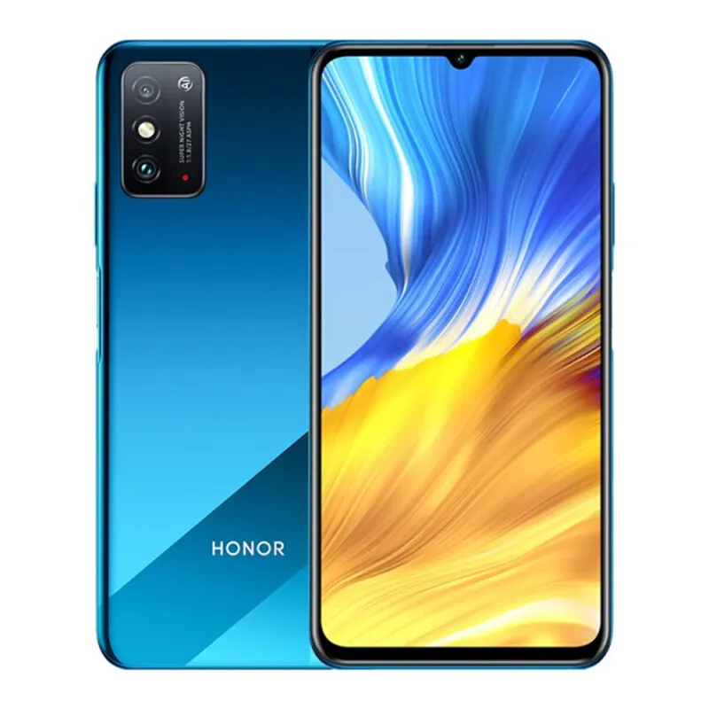 الهاتف المحمول الأصلي Huawei Honor X10 Max 5G 6GB RAM 128GB ROM MTK 800 Octa Core Android 7.09 "شاشة كاملة 48.0MP AI NFC Face ID بصمة 5000mAh هاتف خلوي ذكي