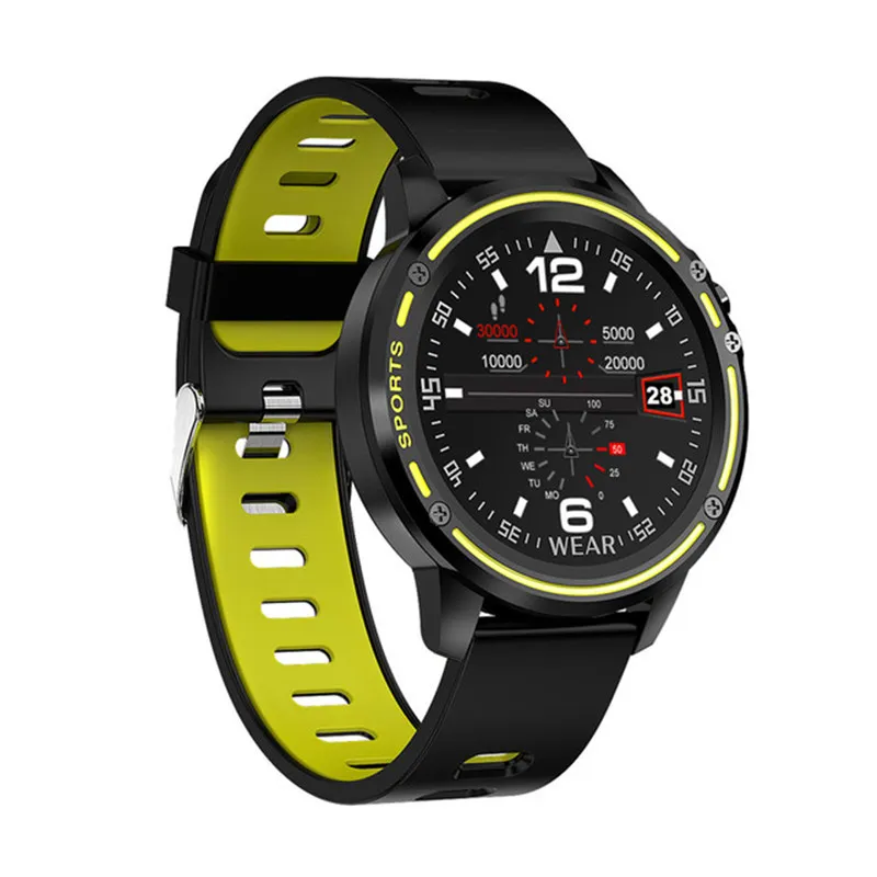Smart Watch IP68 Vattentät Reloj Hombre Mode Smart Armband med EKG PPG Blood Oxygen Hjärtfrekvens Hälsa Spårning Sport Smart Armbandsur