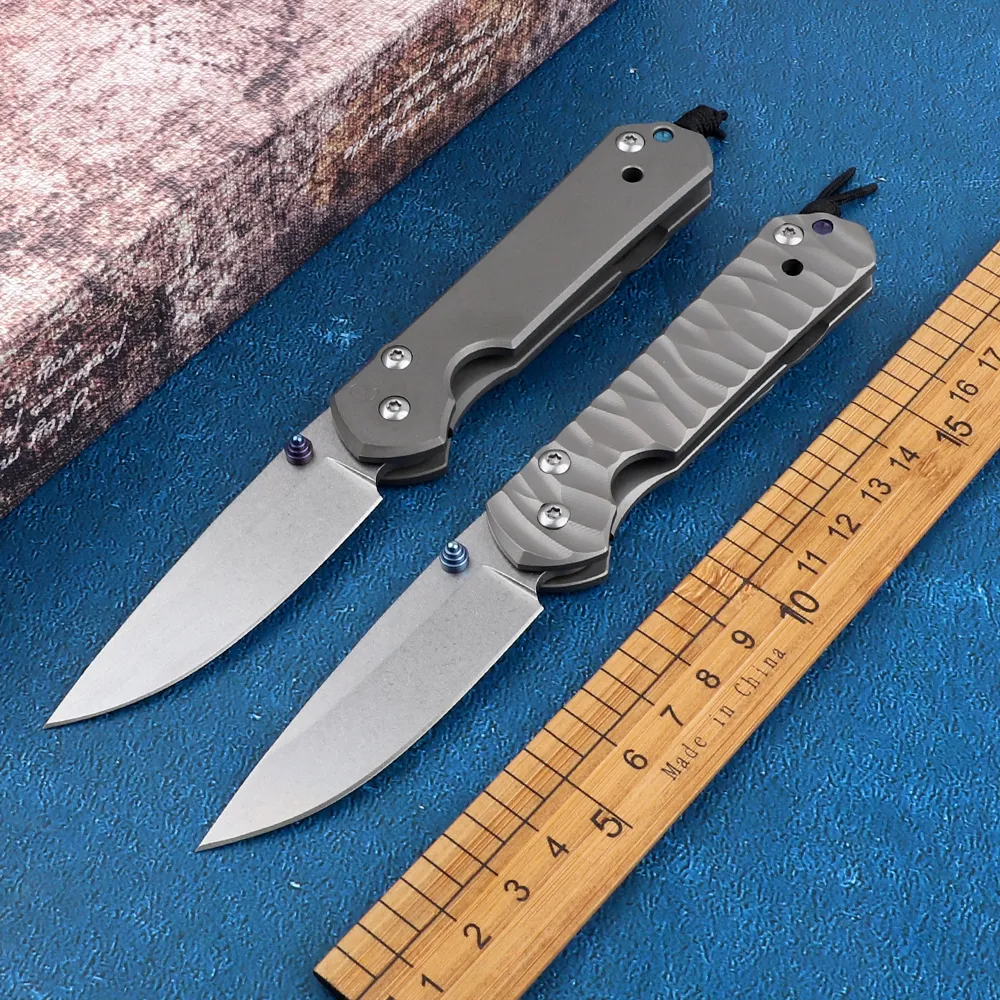 Ny produkt Chris Reeve Sempenza Cr Folding Kniv D2 Blade Aluminium Alloy Handtag Camping Tactical Pocket EDC Verktygskniv