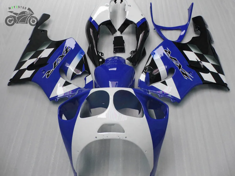 Högkvalitativa Fairings Kit för Kawasaki Ninja ZX7R 96 97 98 99 00 01 02 03 Blue Motorcycle Fairing Bodywork ZX-7R 1996-2003