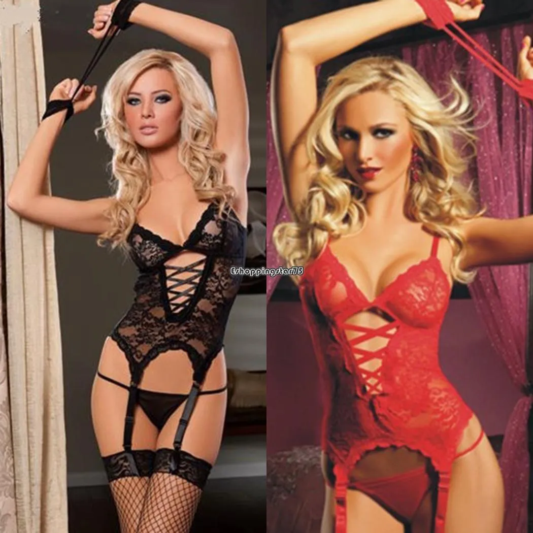 Women Lace Sexy Lingerie Set Perspective Bundle Temptation Underwear #R45