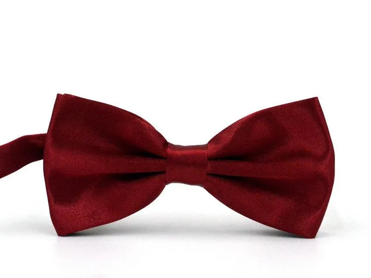 Solid Colors Bow Ties For Weddings Fashion Man And Women Neckties Mens Bow Ties Leisure Neckwear Bowties Adult Wedding Bow Tie