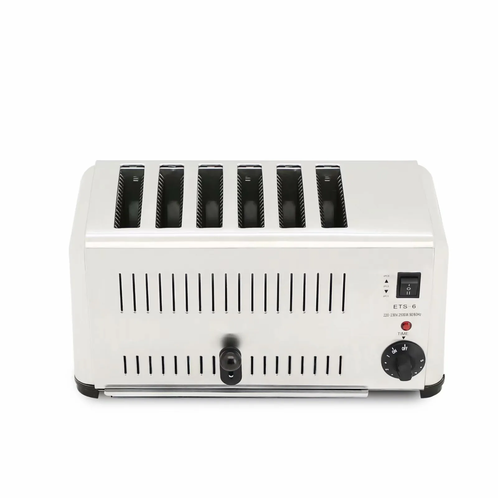 KitchenPro 6 Slice Electric Toaster Fast, Even Toasting For Perfect