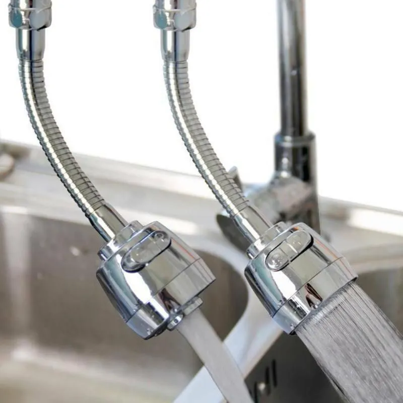Aérateur de robinet 360 pivotant, aérateur de robinet avec tuyau étendu,  économiseur d'eau universel avec adaptateur de buse, tête de buse de filtre  de robinet d'évier pour F