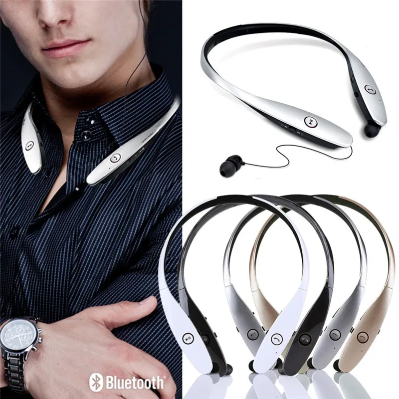 HBS-900 Sports Neckband سماعة سماعات بلوتوث لاسلكية سماعة مع ميكروفون للهاتف المحمول