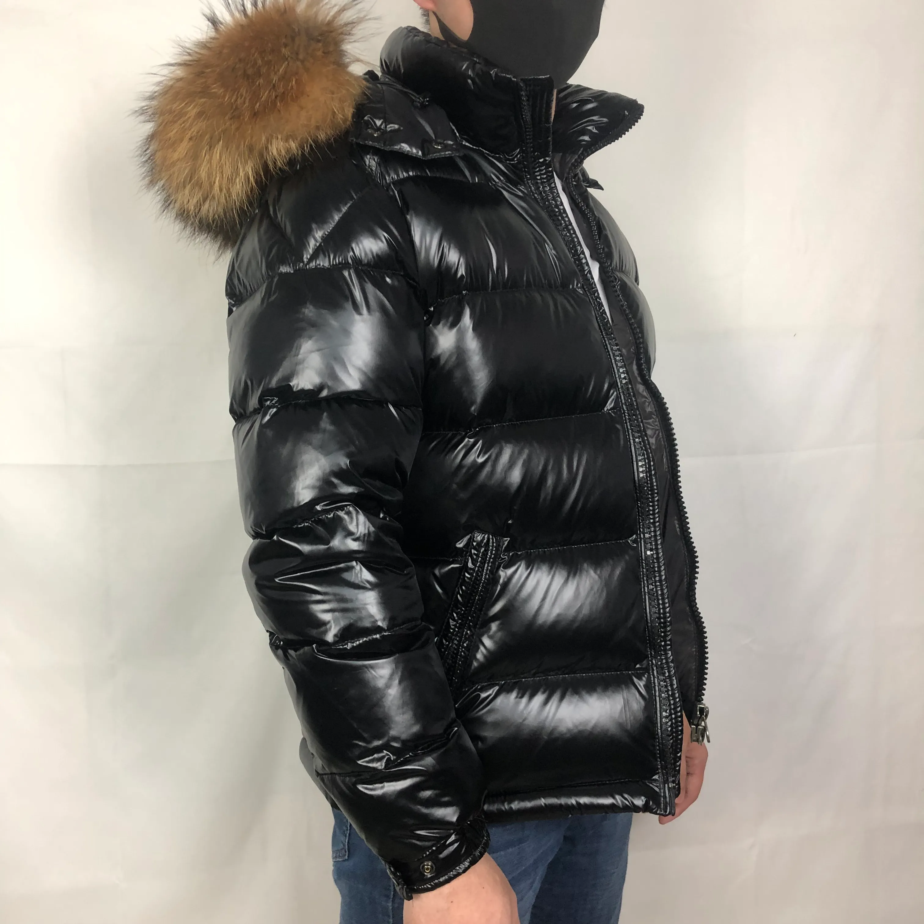Moncler fur sales hood mens