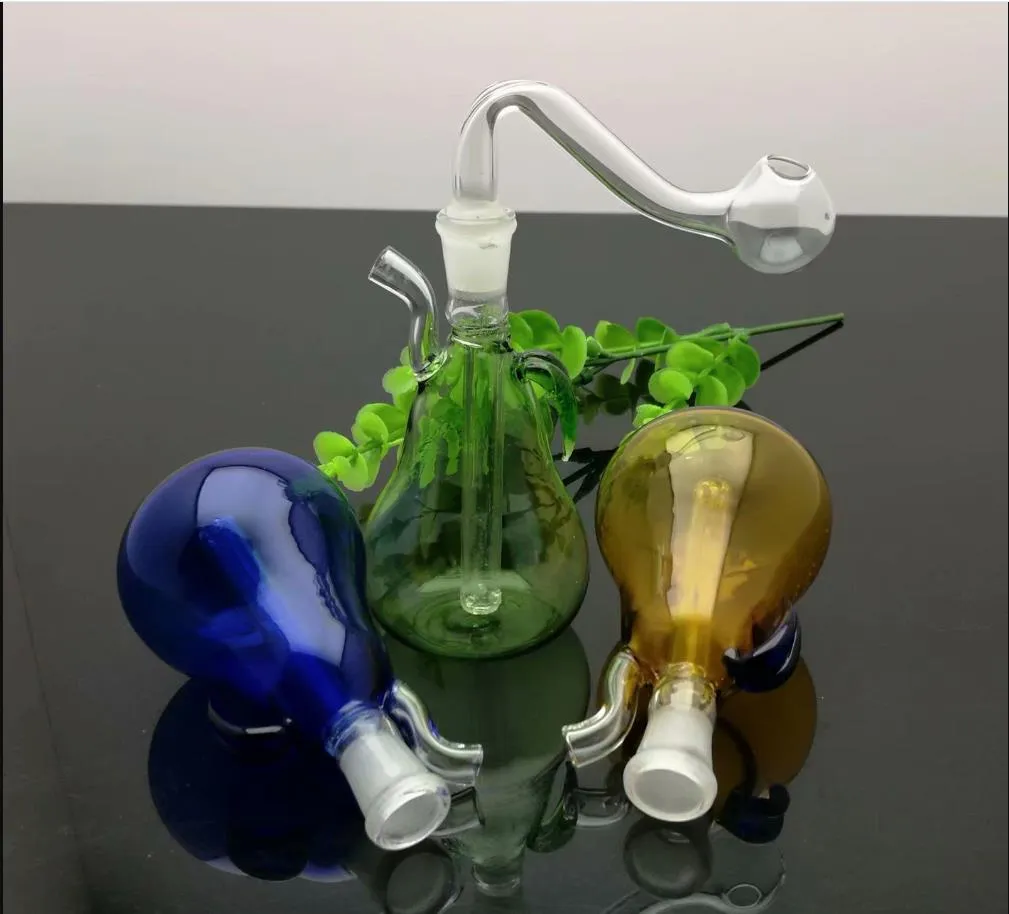 Gekleurde Mini Yali Glas Hotpot Groothandel Bongs Oliebrander Pijpen Waterleidingen Glazen Pijp Olierouts Roken Gratis verzending