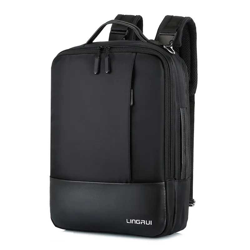 2019 luxo impermeável nylon homens negócio mochila de alta qualidade nylon laptop laptop mochila múltipla ombro saco de viagem masculino