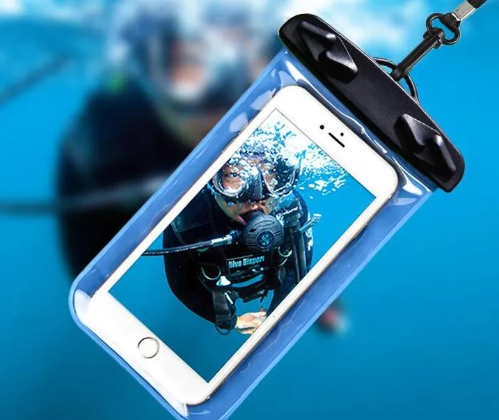 건조 가방 방수 가방 보호 휴대 전화 케이스 다이빙 수영 스포츠 커버에 대 한 PVC 파우치 아이폰 11 xs 최대 x 8 7