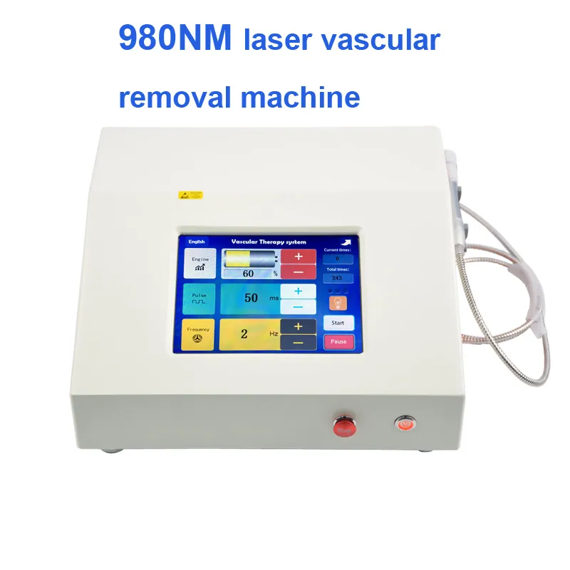 Portable Spider Veins Removal Machine 980nm Vaskulär Laser Machine Hem Diod Laser Professionell Hud Tag Removal Machines