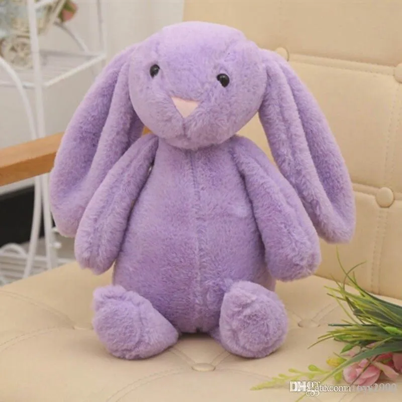 Easter Bunny 12inch 30 cm pluche gevuld speelgoed Creative Doll Soft Long Ear Rabbit Animal Birthday Gift