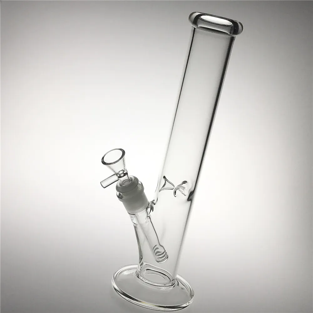 Tubos de água com bonon de vidro de 12 polegadas com narguilé de 14 mm Bongs tigela de download de barreiras grossas de copo de pecolador plataformas de pecolador Recycler Dab Plataformas para fumar