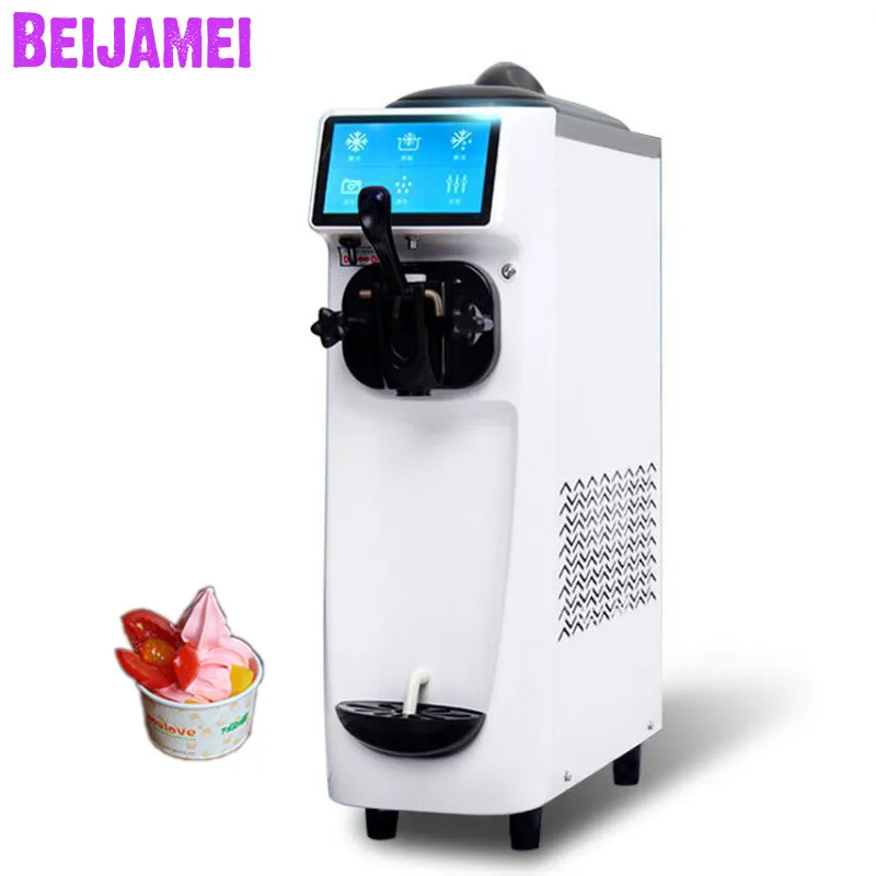 BEIJAMEI Máquina automática de yogurt congelado 16-22L/H Máquinas para hacer helados suaves comerciales